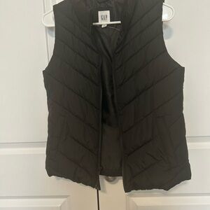 GAP Quilted Black Vest